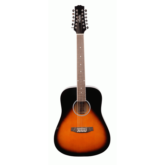 Ashton D20/12TSB 12 String Acoustic Guitar - Sunburst