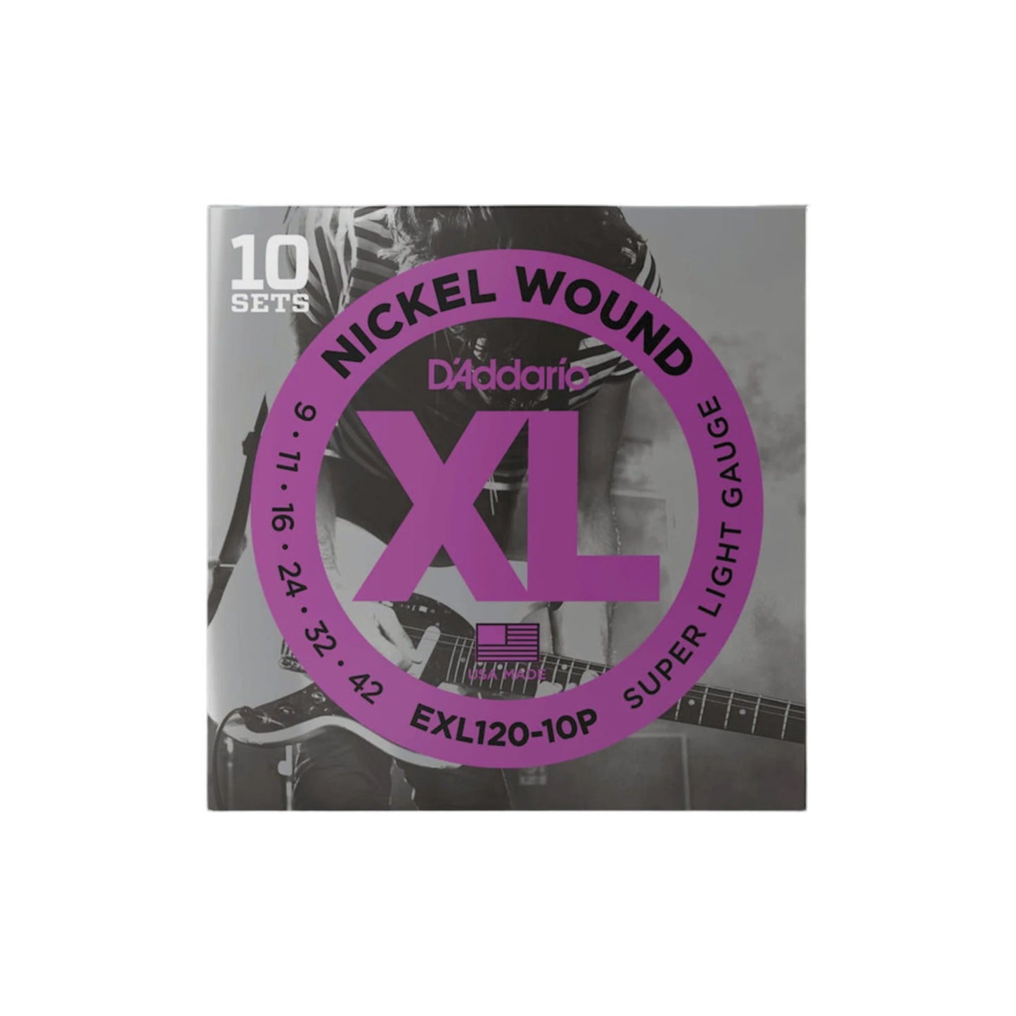 DAddario EXL120 Electric Guitar Strings 10 Pack - 9-42 from Joondalup Music Centre