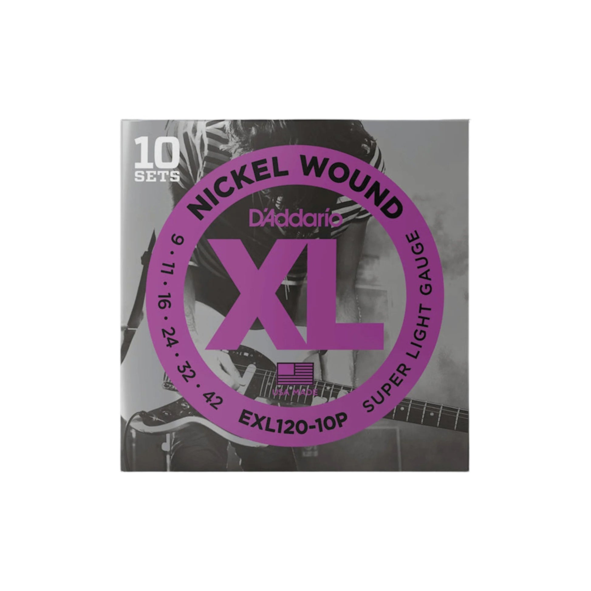 DAddario EXL120 Electric Guitar Strings 10 Pack - 9-42 from Joondalup Music Centre