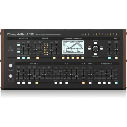 Behringer Deepmind 12D Desktop Polyphonic Synthesizer-SYNTHERSIZERS-Joondalup Music Centre