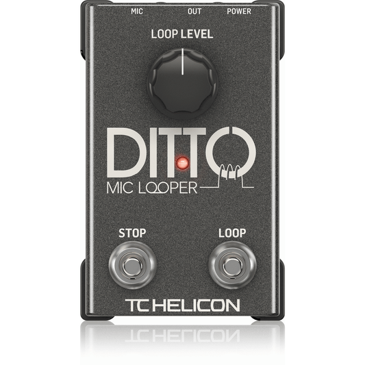 TC Helicon Ditto Mic Looper Effects Pedal-EFFECTS-Joondalup Music Centre