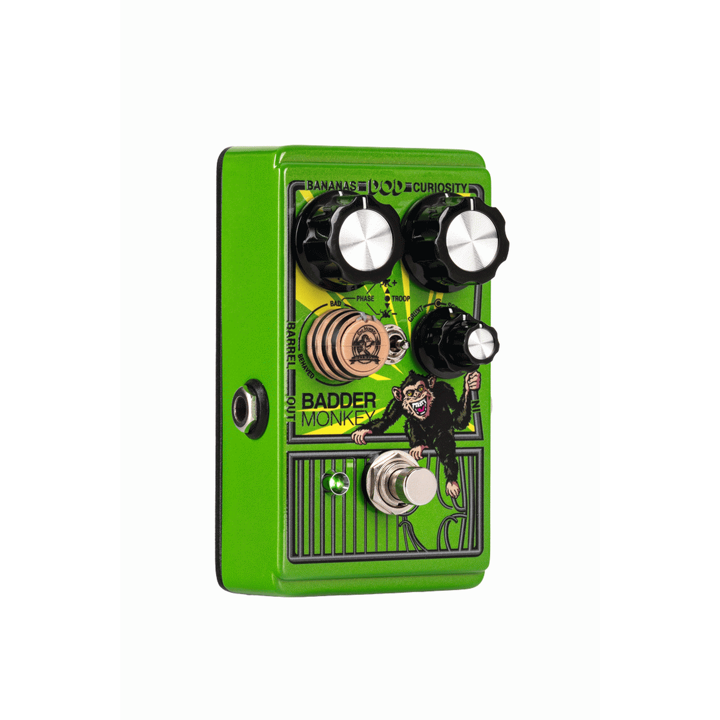 DOD Badder Monkey Overdrive Effects Pedal side angle 2