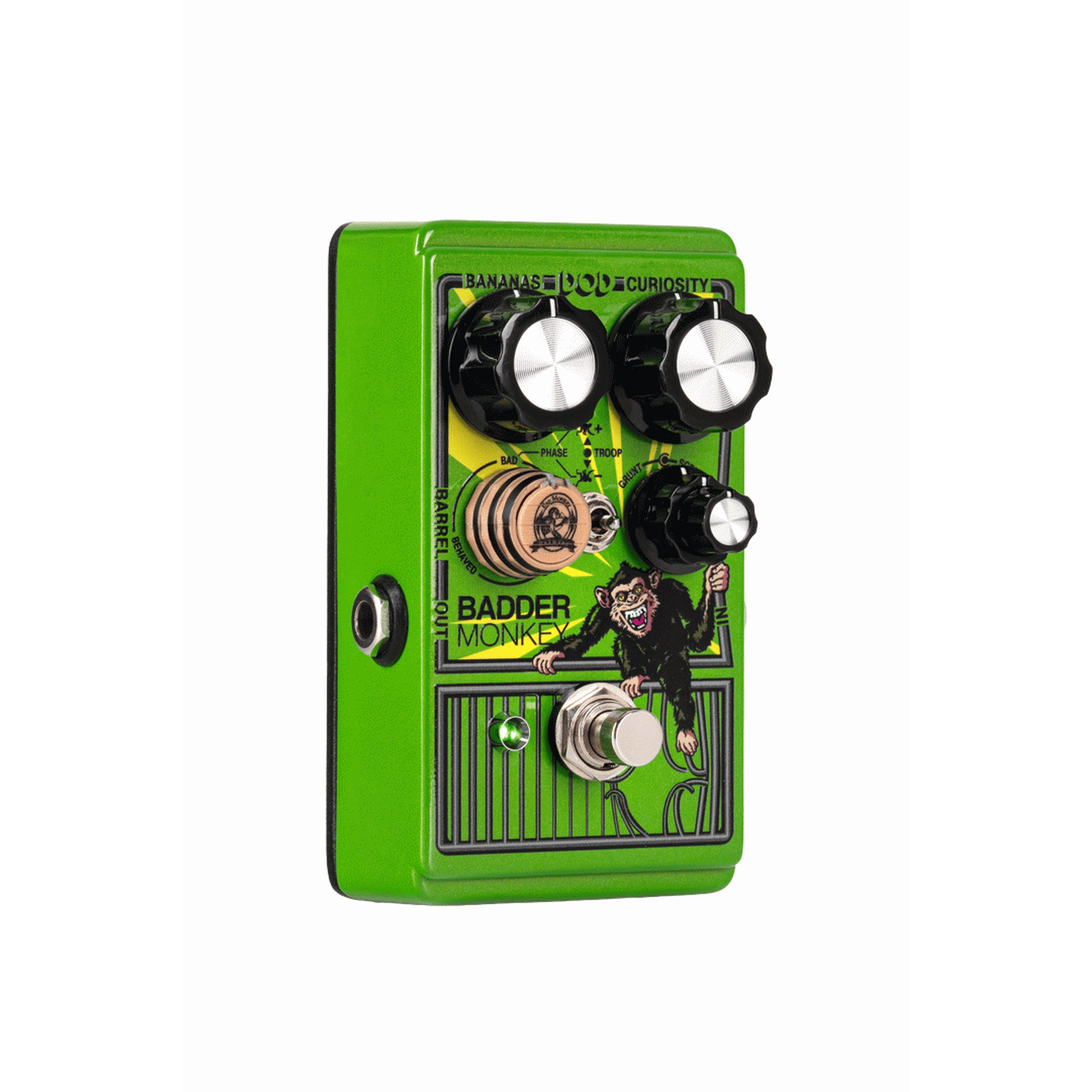 DOD Badder Monkey Overdrive Effects Pedal side angle 2