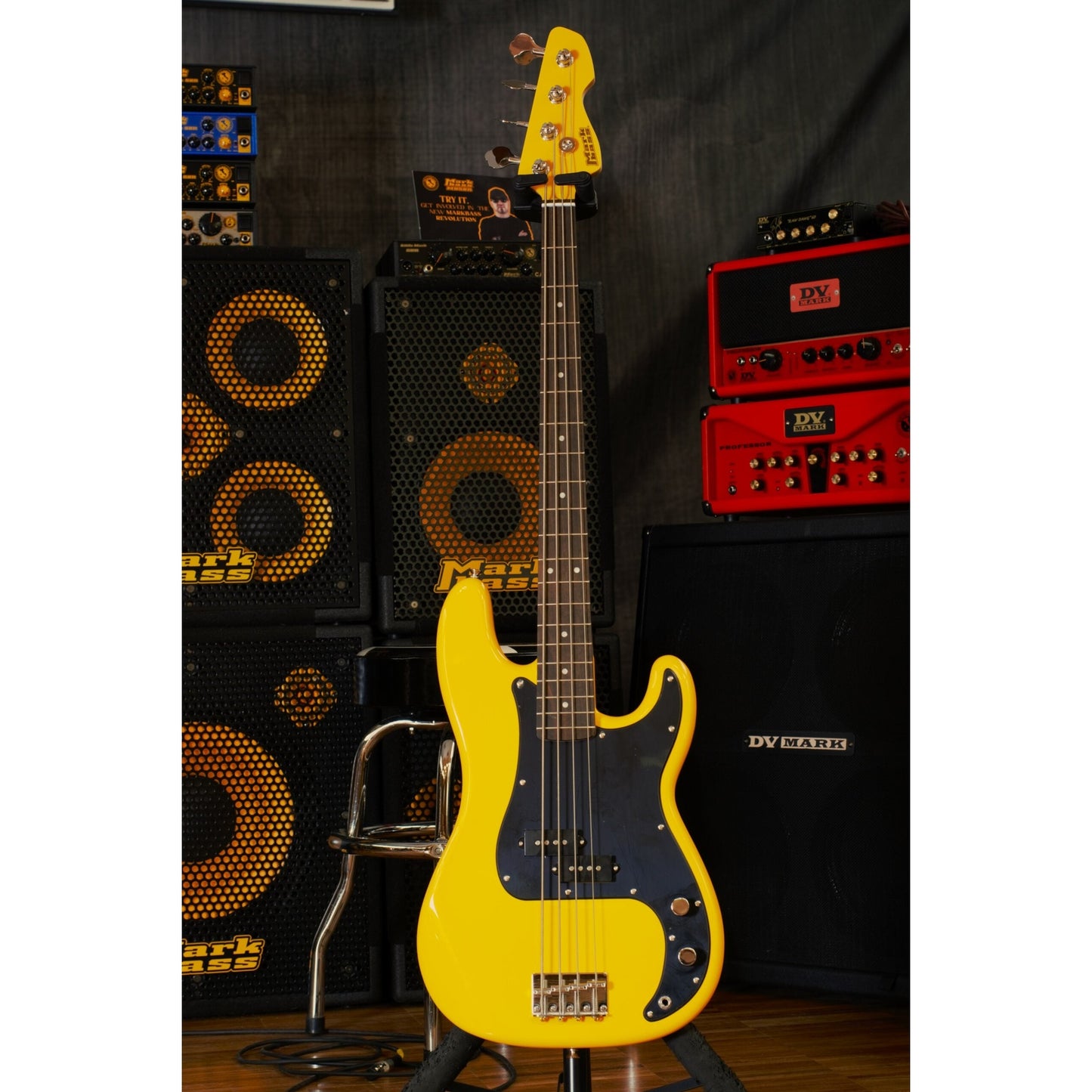 Mark Bass MB Yellow P -Style 4 String Bass Guitar - Joondalup Music Centre