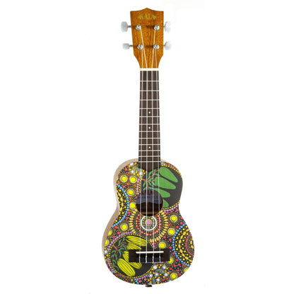 Kala Desert Storylines Soprano Ukulele - Art by Margaret Bloomfield
