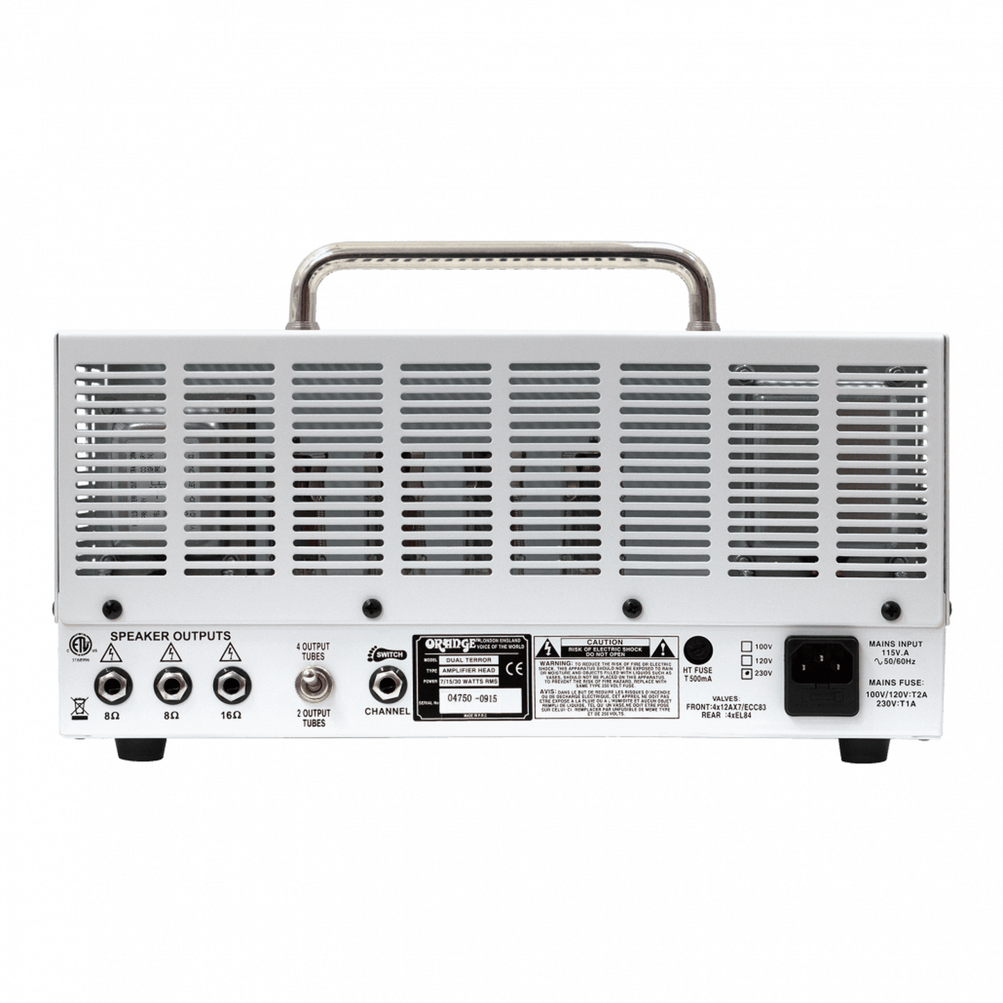 Orange Dual Terror Guitar Amplifier Head