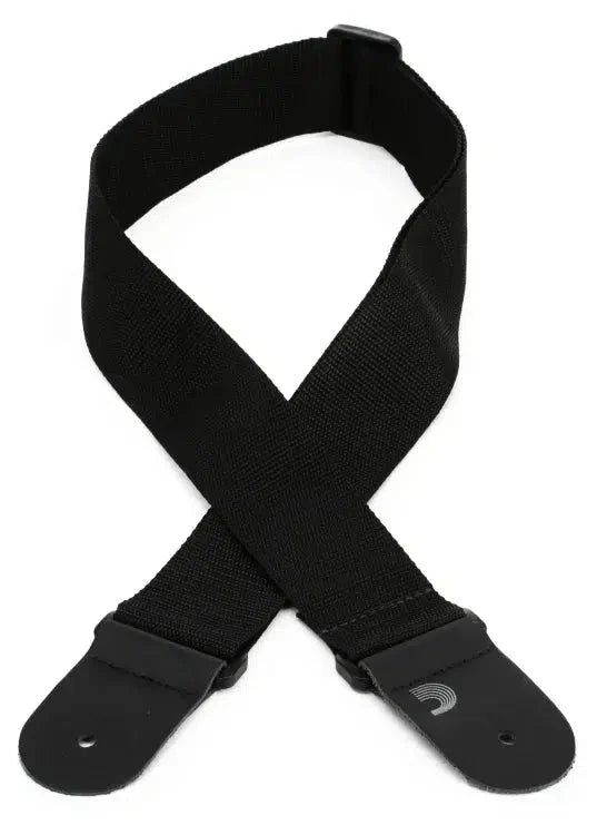 D'addario Planet Waves PWS100 Polypropylene Guitar Strap - Black - Joondalup Music Centre