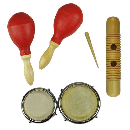 Drumfire Hand Percussion & Bongo Set with Carry Bag (3-Piece) - PERCUSSION - [shop-name]