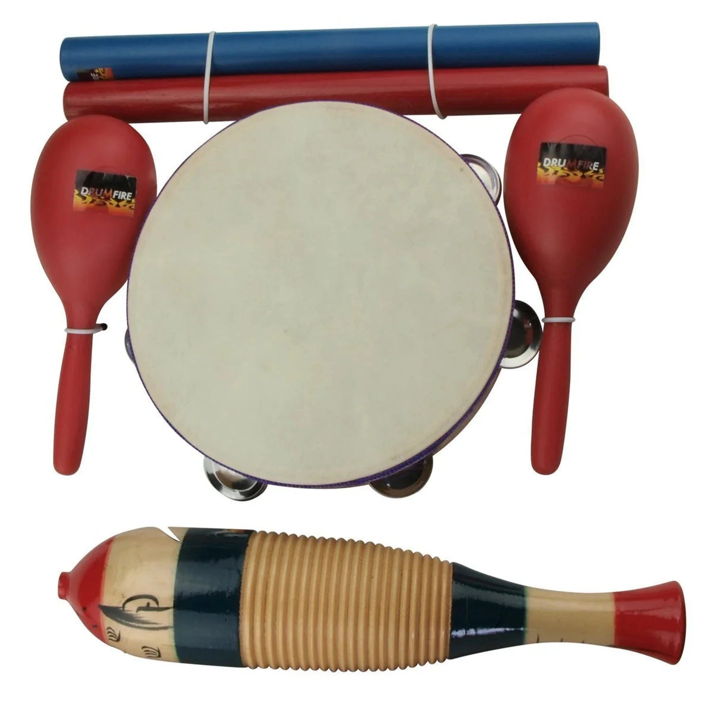 Drumfire Hand Percussion Set with Carry Bag (4-Piece) - PERCUSSION - [shop-name]