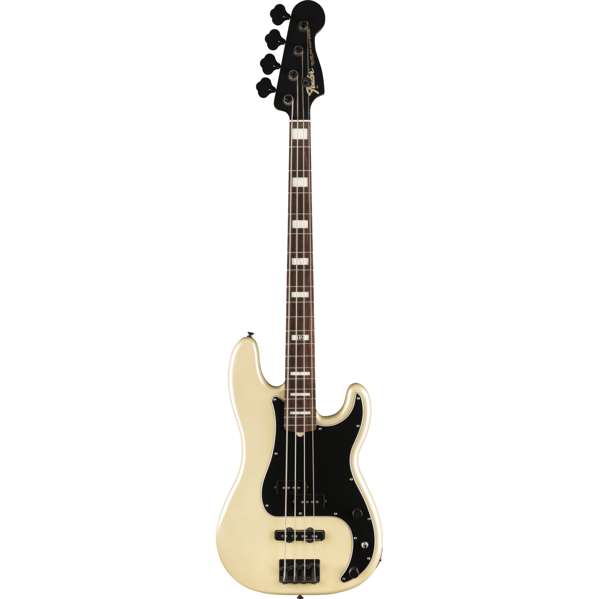 Duff McKagan Deluxe Precision Bass - White Pearl from Joondalup Music Centre