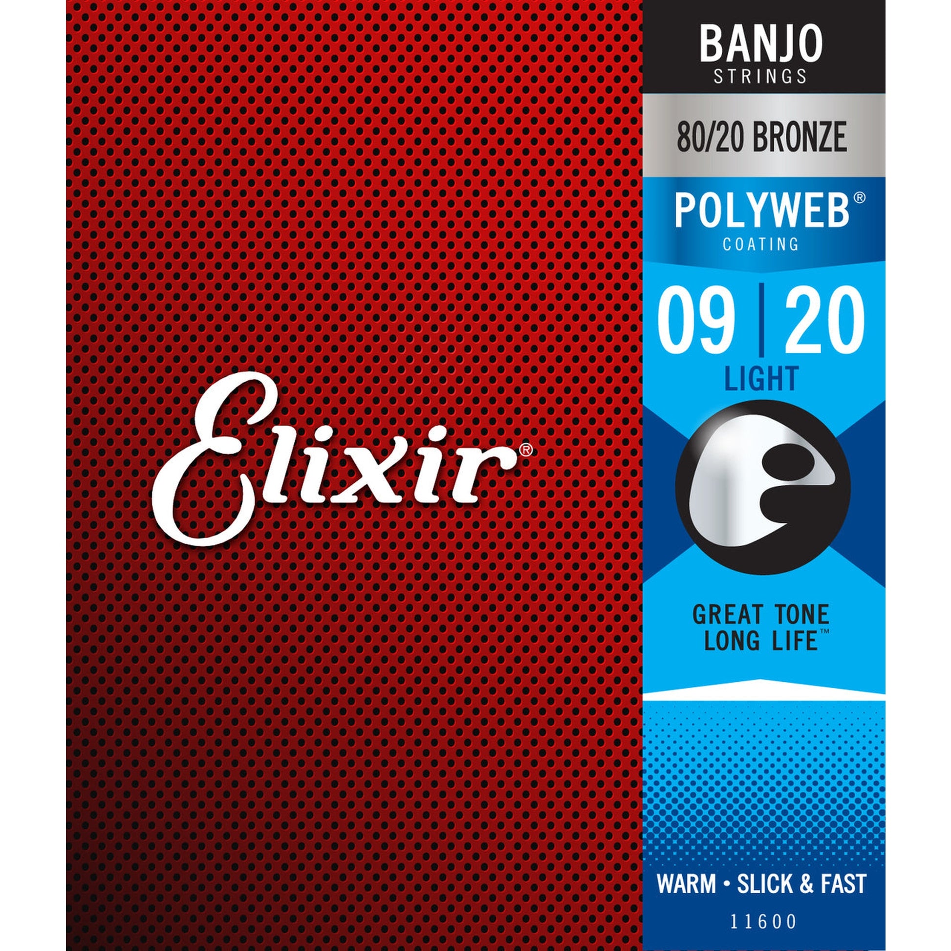 Elixir 11600 Polyweb Banjo Light 9-20 - Joondalup Music Centre