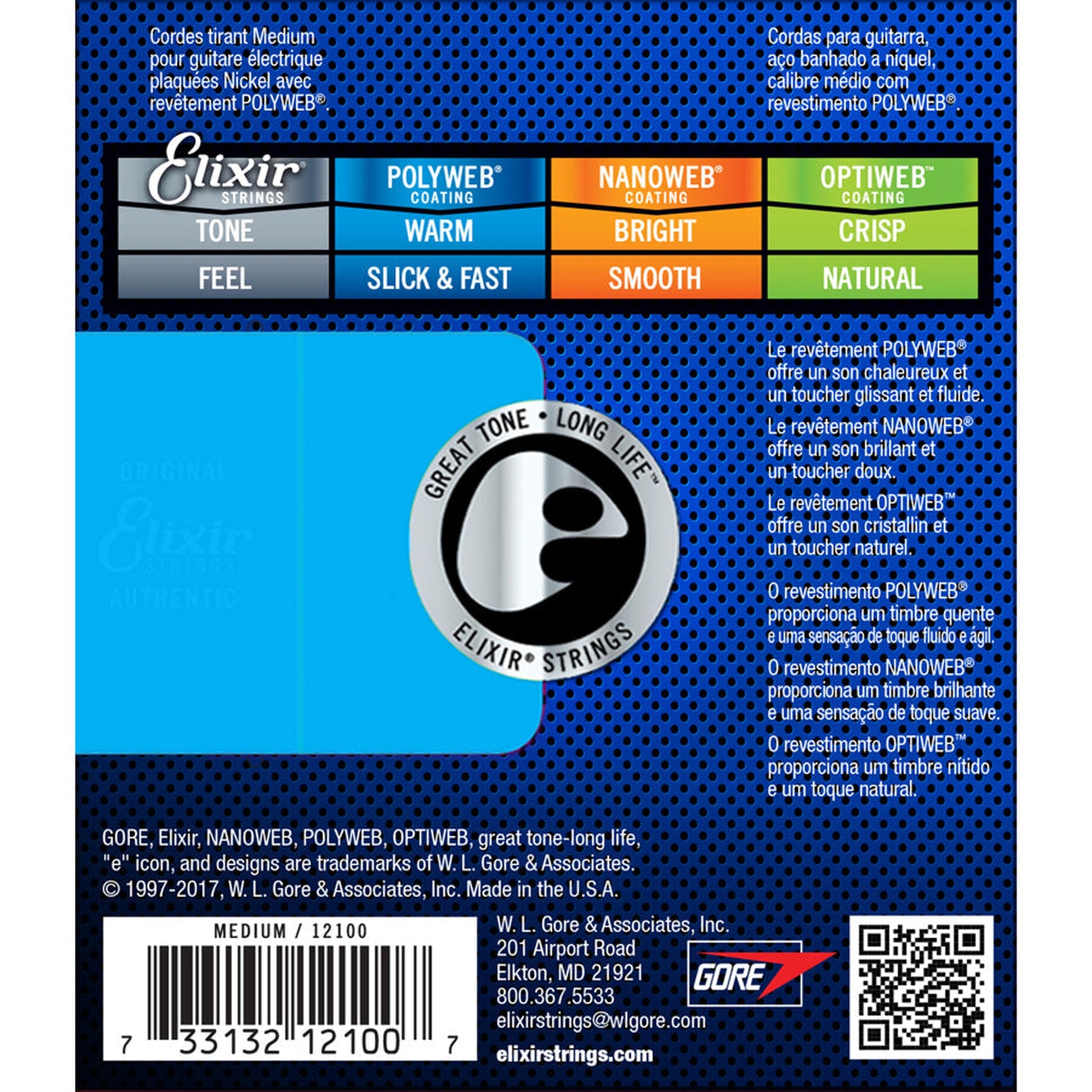 Elixir Polyweb Medium Electric Guitar Strings 11-49 - Joondalup Music Centre