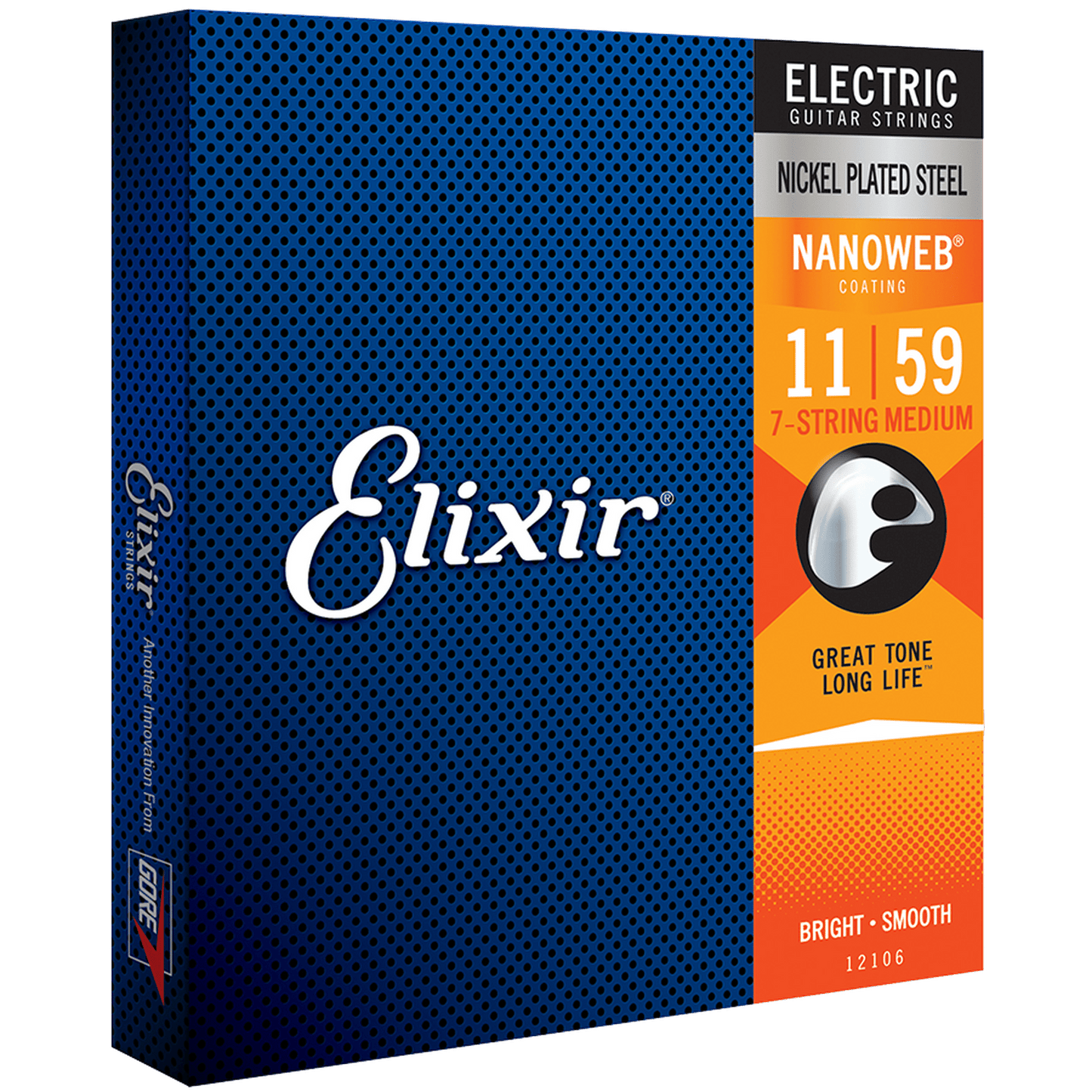 Elixir 12106 Nanoweb Electric 7 String Medium 11-59 - Joondalup Music Centre