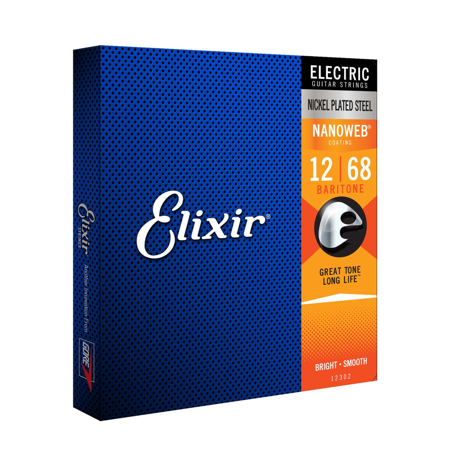 Elixir Nanoweb Baritone Electric Guitar Strings 12-68 - Joondalup Music Centre