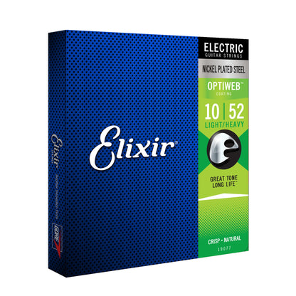 Elixir Optiweb Light/Heavy Electric Guitar Strings 10-52 - Joondalup Music Centre