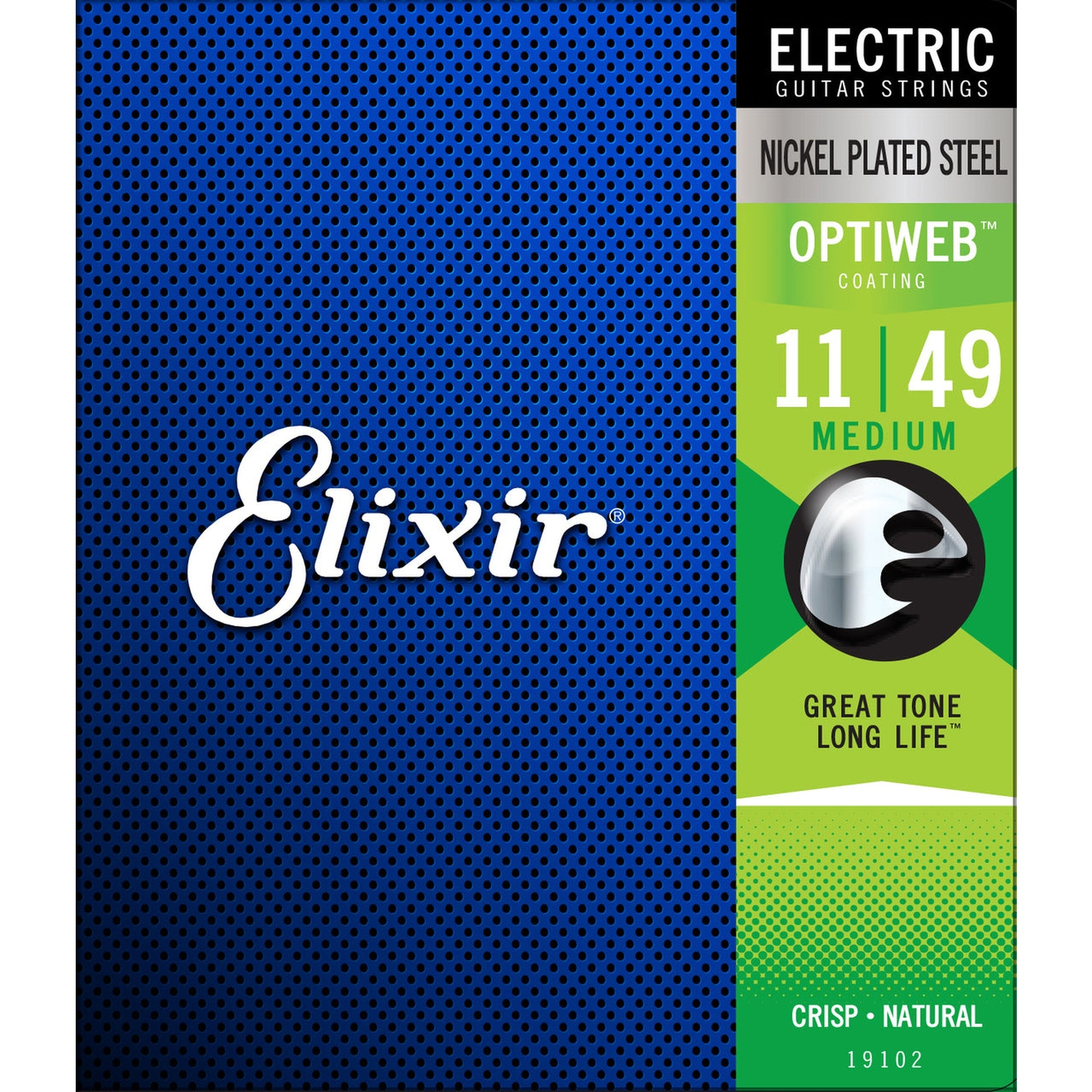 Elixir Optiweb Medium Electric Guitar Strings 11-49 - Joondalup Music Centre