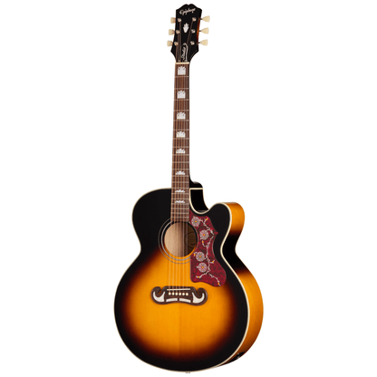Epiphone J200 Studio EC Acoustic Guitar - Vintage Sunburst