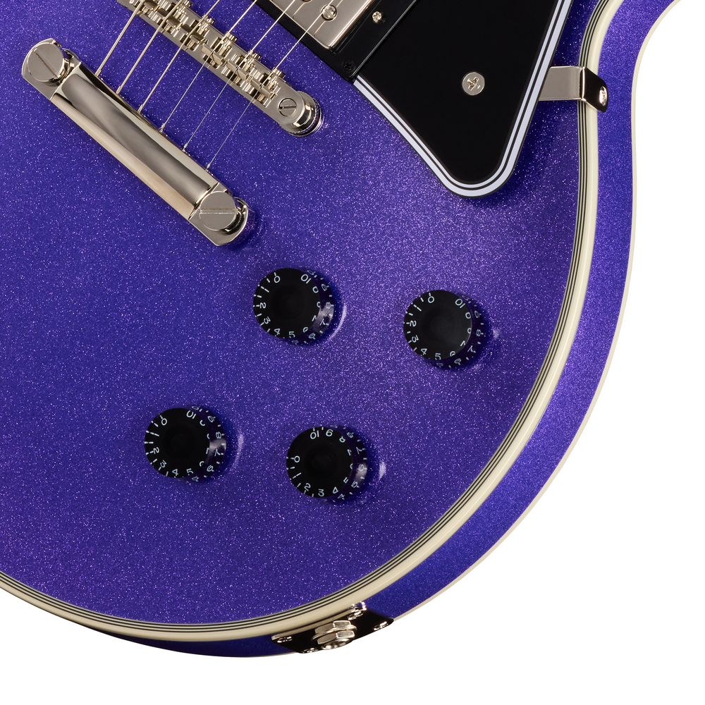 Epiphone Inspired by Gibson Les Paul Custom Electric Guitar? - Amethyst Sparkle