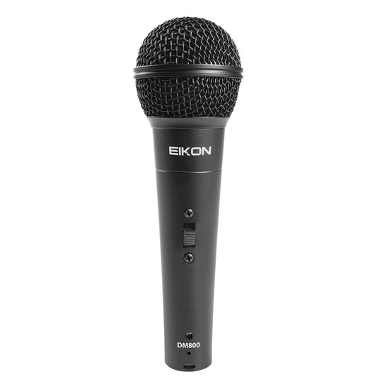 Eikon EDM800 Vocal Dynamic Black Microphone w/Cable