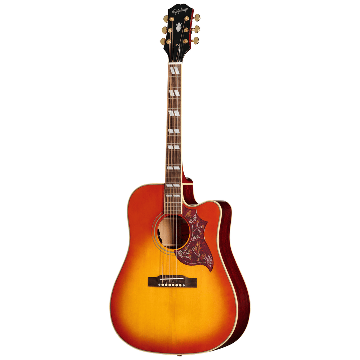 Epiphone Hummingbird Standard EC Acoustic Guitar  - Cherry Sunburst