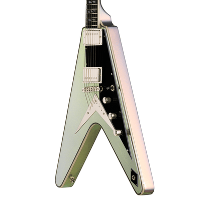 Epiphone Futura Flying V Custom Electric Guitar - Quicksilver Shift body
