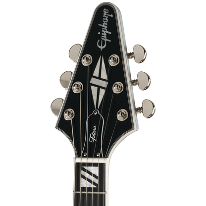 Epiphone Futura Flying V Custom Electric Guitar - Quicksilver Shift neck