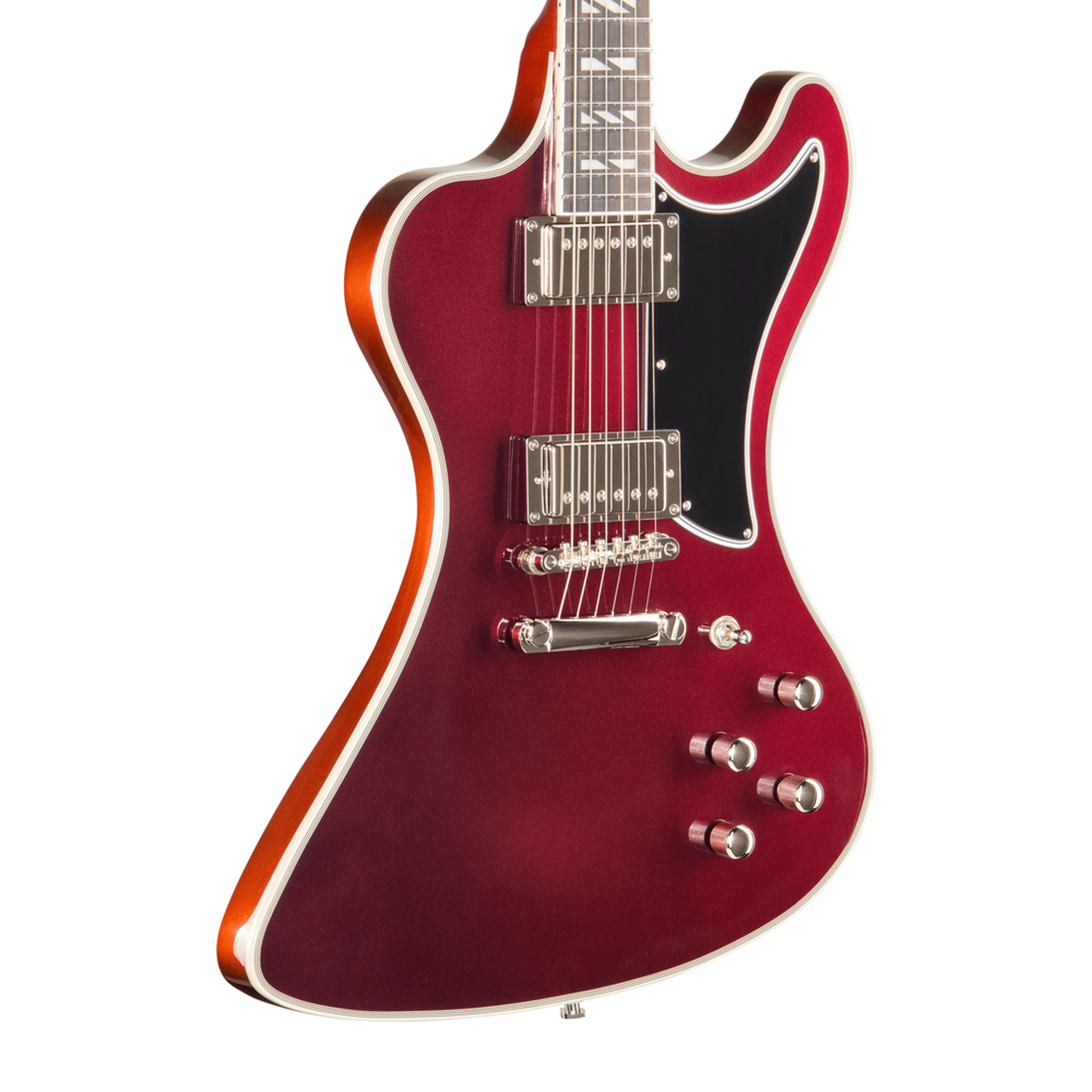 Epiphone Futura RD Custom Electric Guitar - Midnight Ember Shift side angle