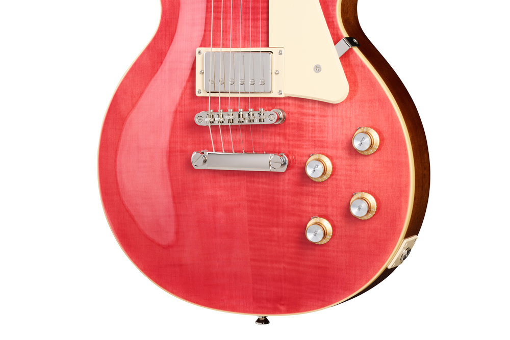 Epiphone Les Paul Standard 60s Figured Top W/Premium Gig Bag - Fucshia