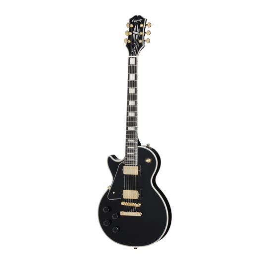 Epiphone Les Paul Custom Left Handed W/Premium Bag - Ebony-ELECTRIC GUITAR-Joondalup Music Centre