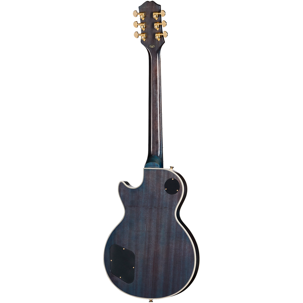 Epiphone Les Paul Custom Quilt Electric Guitar - Ocean Blue Burst