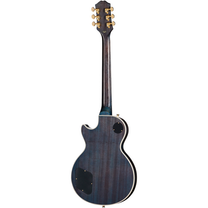 Epiphone Les Paul Custom Quilt Electric Guitar - Ocean Blue Burst