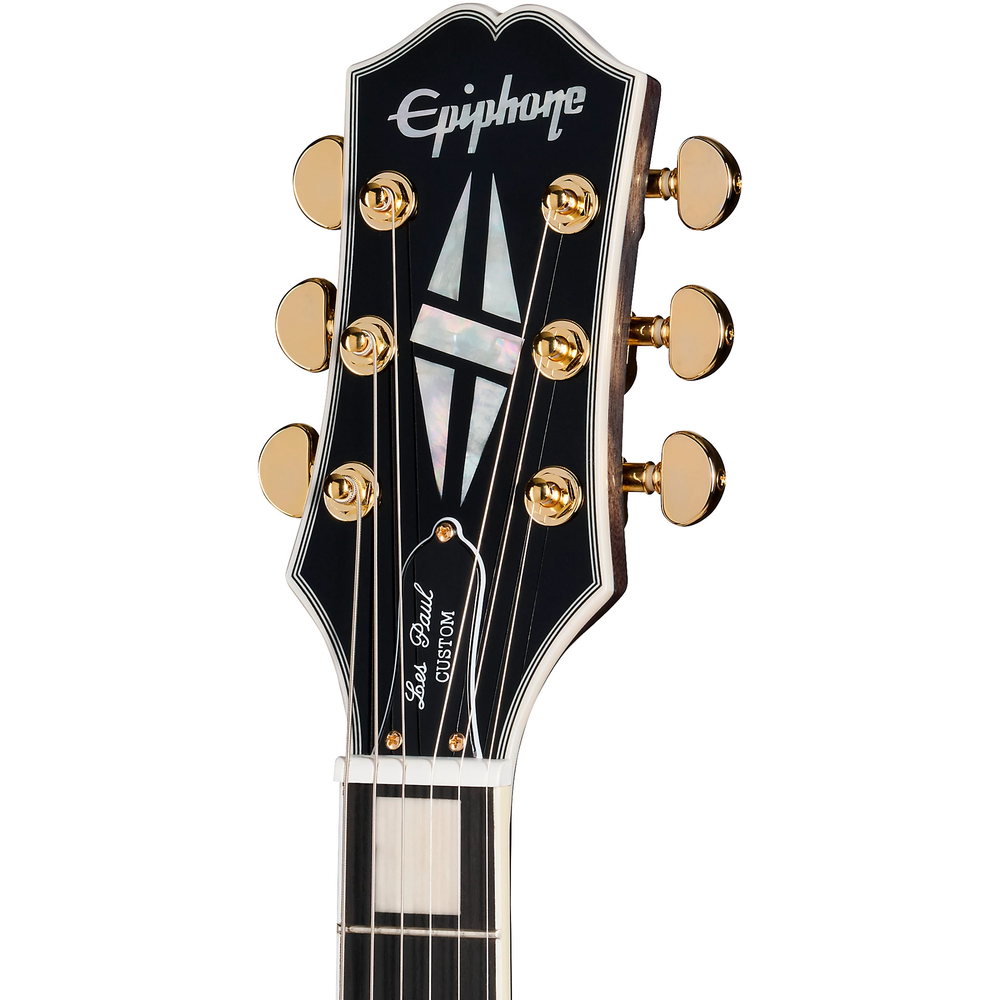 Epiphone Les Paul Custom Quilt Electric Guitar - Ocean Blue Burst