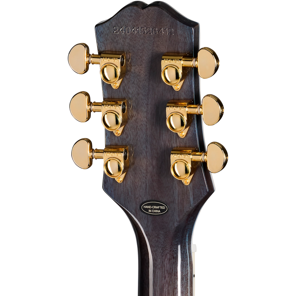 Epiphone Les Paul Custom Quilt Electric Guitar - Ocean Blue Burst