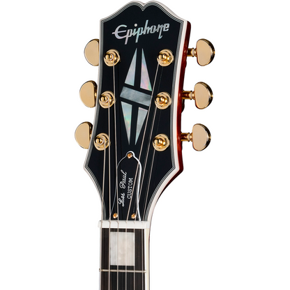 Epiphone Les Paul Custom Figured Electric Guitar - Triburst inc. Bag