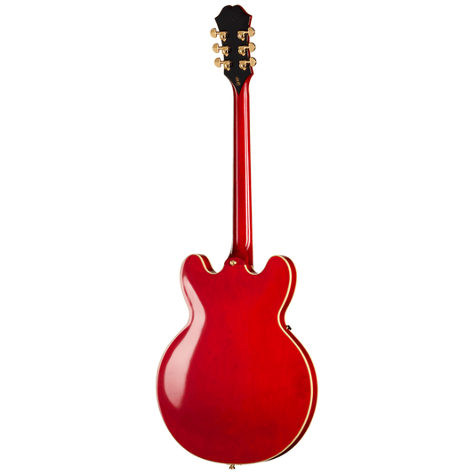 Epiphone Masterbuilt Left Handed Gem Archer Sheraton - Cherry Red