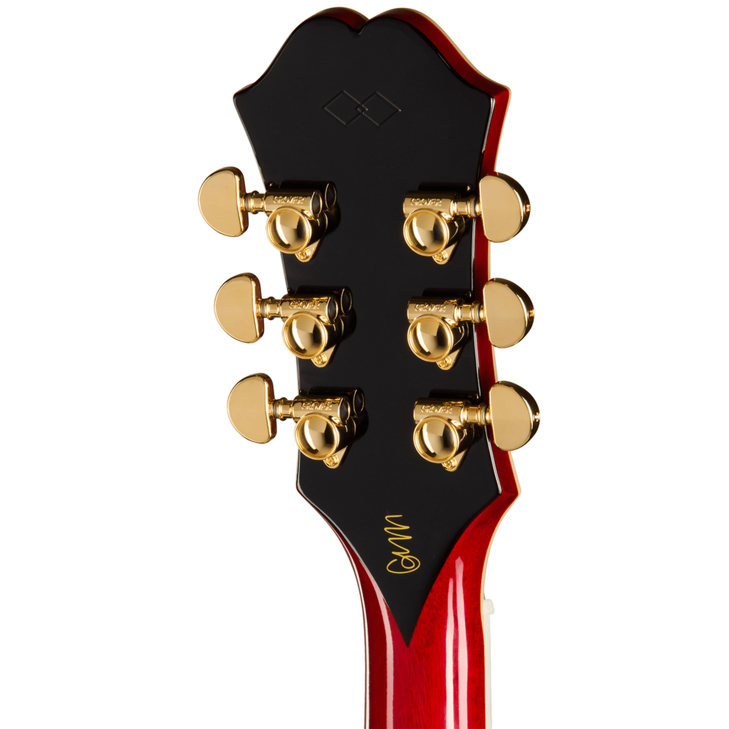 Epiphone Masterbuilt Left Handed Gem Archer Sheraton - Cherry Red