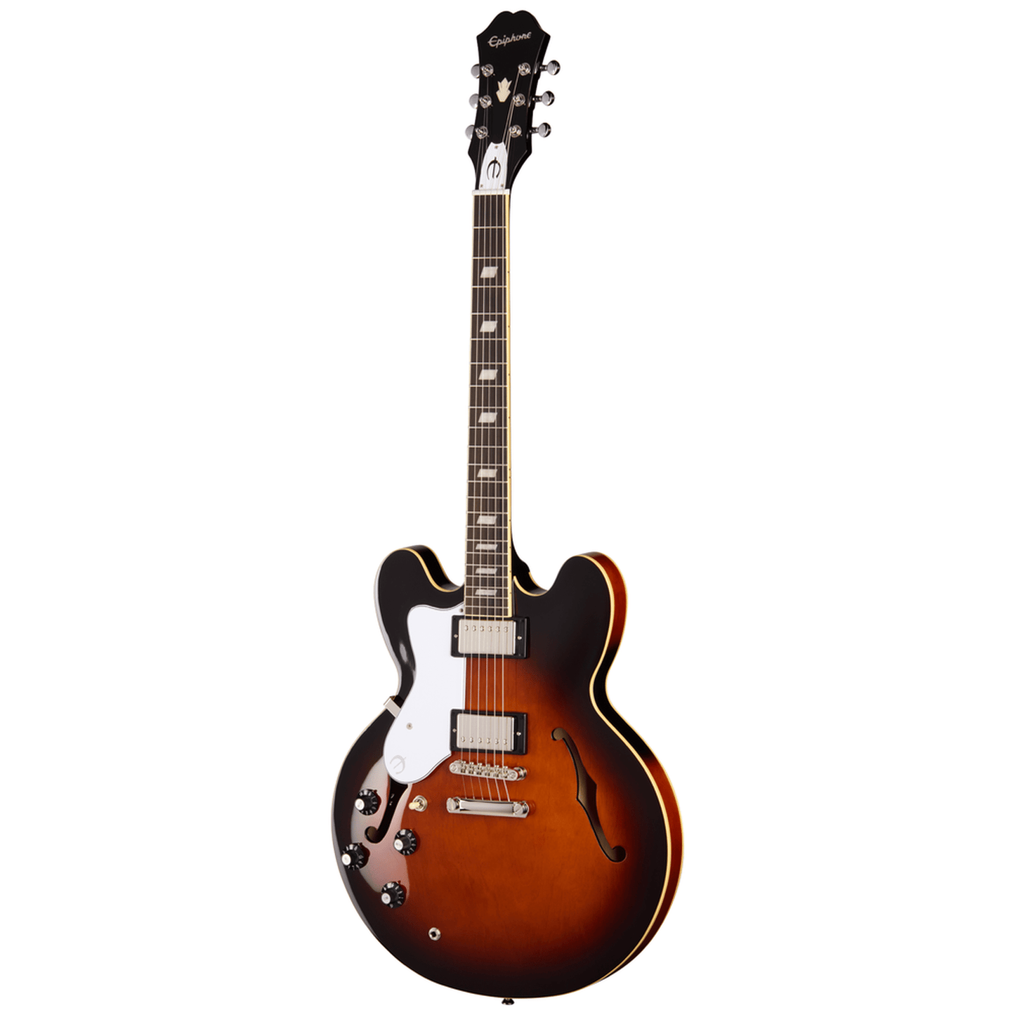 Epiphone Bonehead Riviera Left Handed Electric Guitar - Dark Tobacco Burst
