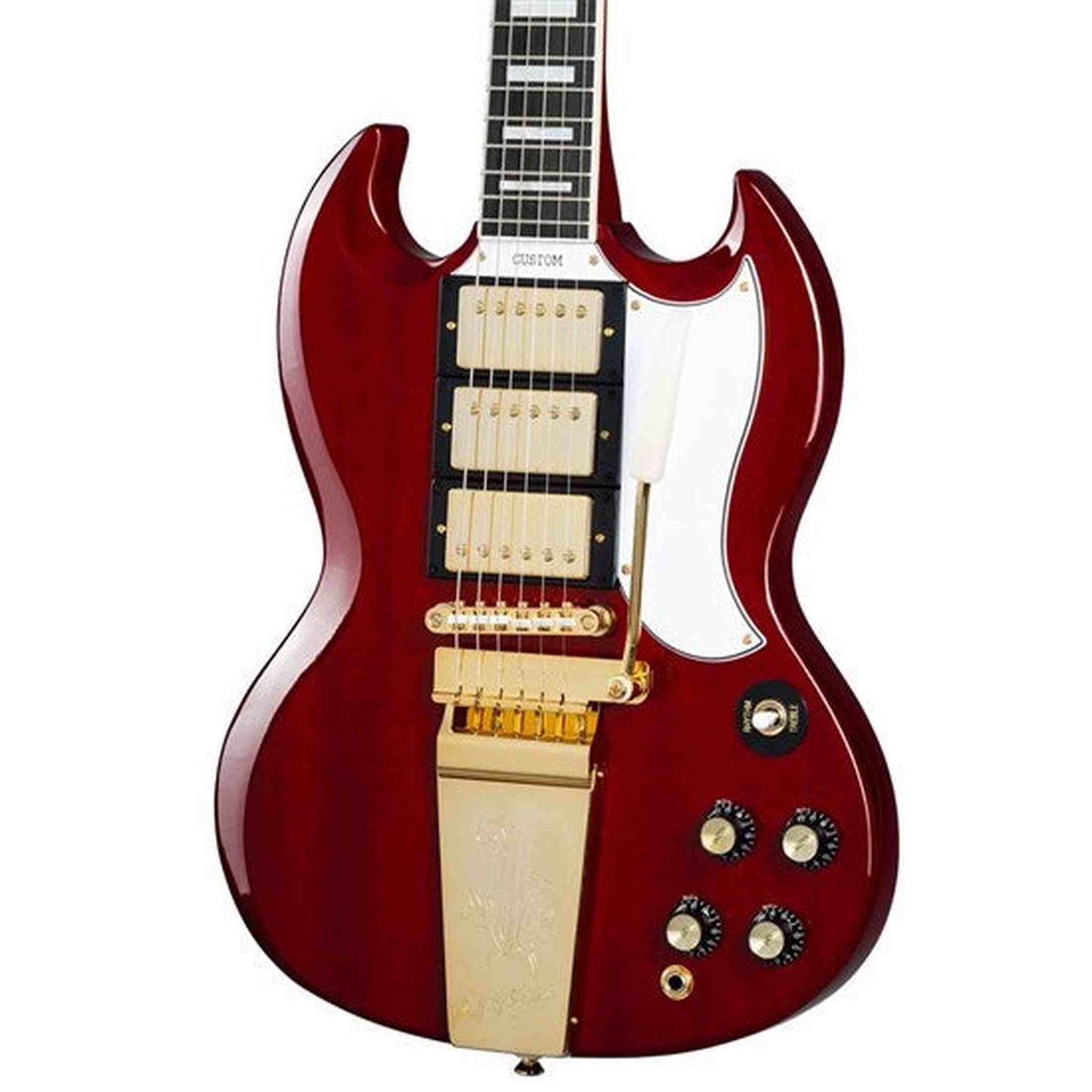 Epiphone Joe Bonamassa 1963 SG Custom Electric Guitar - Dark Wine Red - Joondalup Music Centre 4