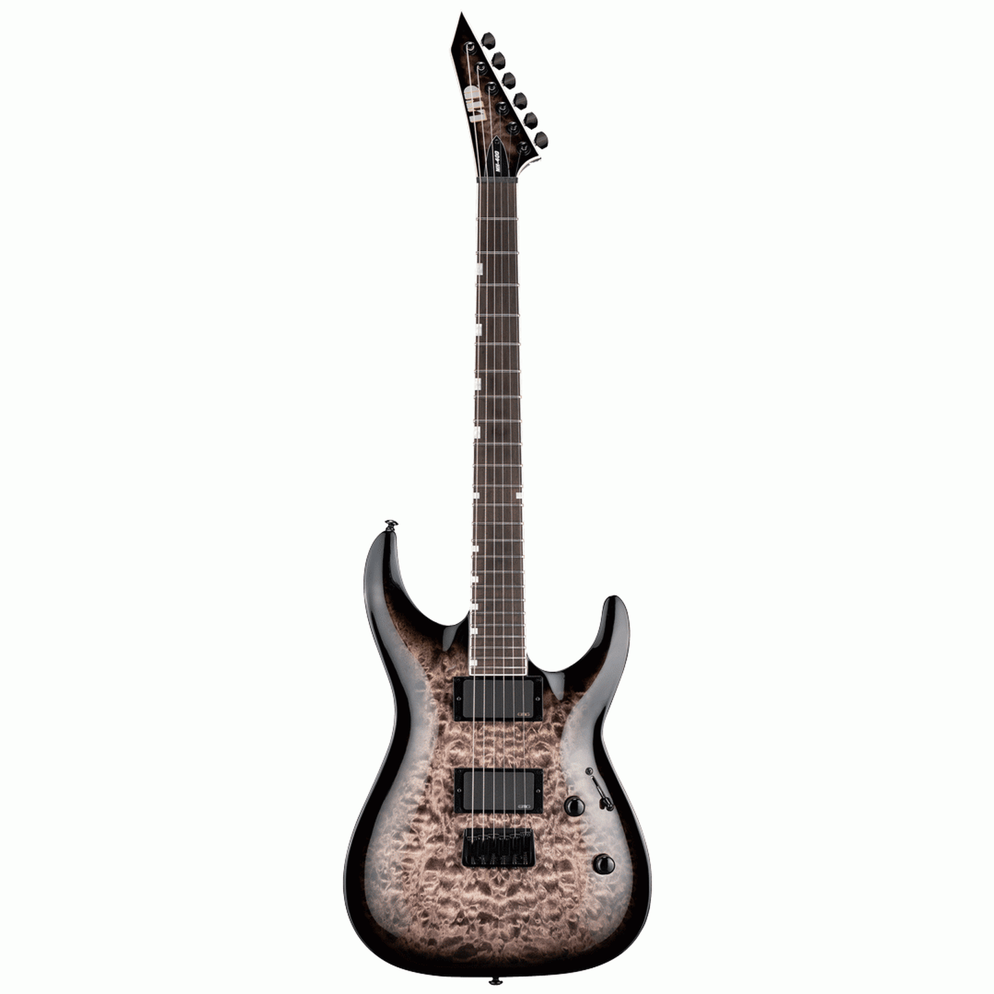 ESP LTD MH-200QM HT Electric Guitar - Black Sunburst