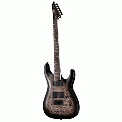ESP LTD MH-200QM HT Electric Guitar - Black Sunburst 3