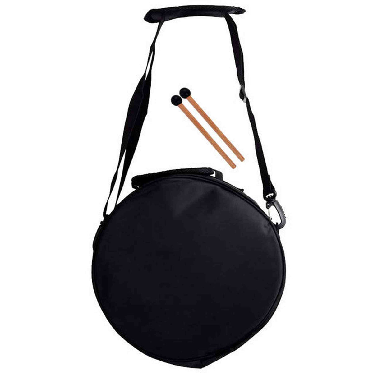 Opus Percussion 10" Metal 11-Note Lotus Carves Style Tongue Drum i- Black