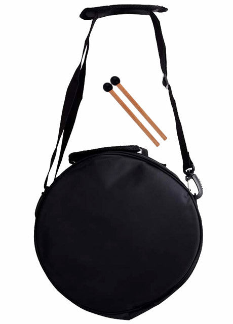 Opus Percussion 12" Metal 11-Note Standard Carves Style Tongue Drum - Black