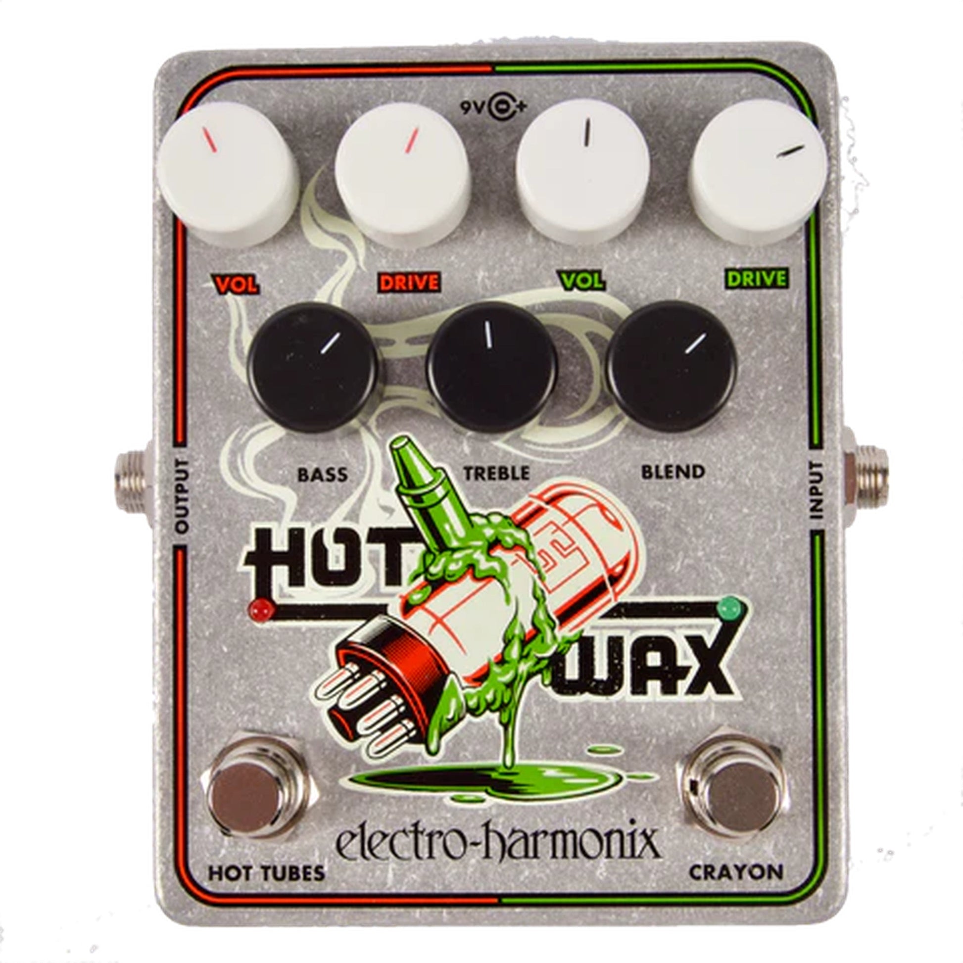 Electro Harmonix Hot Wax Dual Overdrive Effects Pedal from Joondalup Music Centre