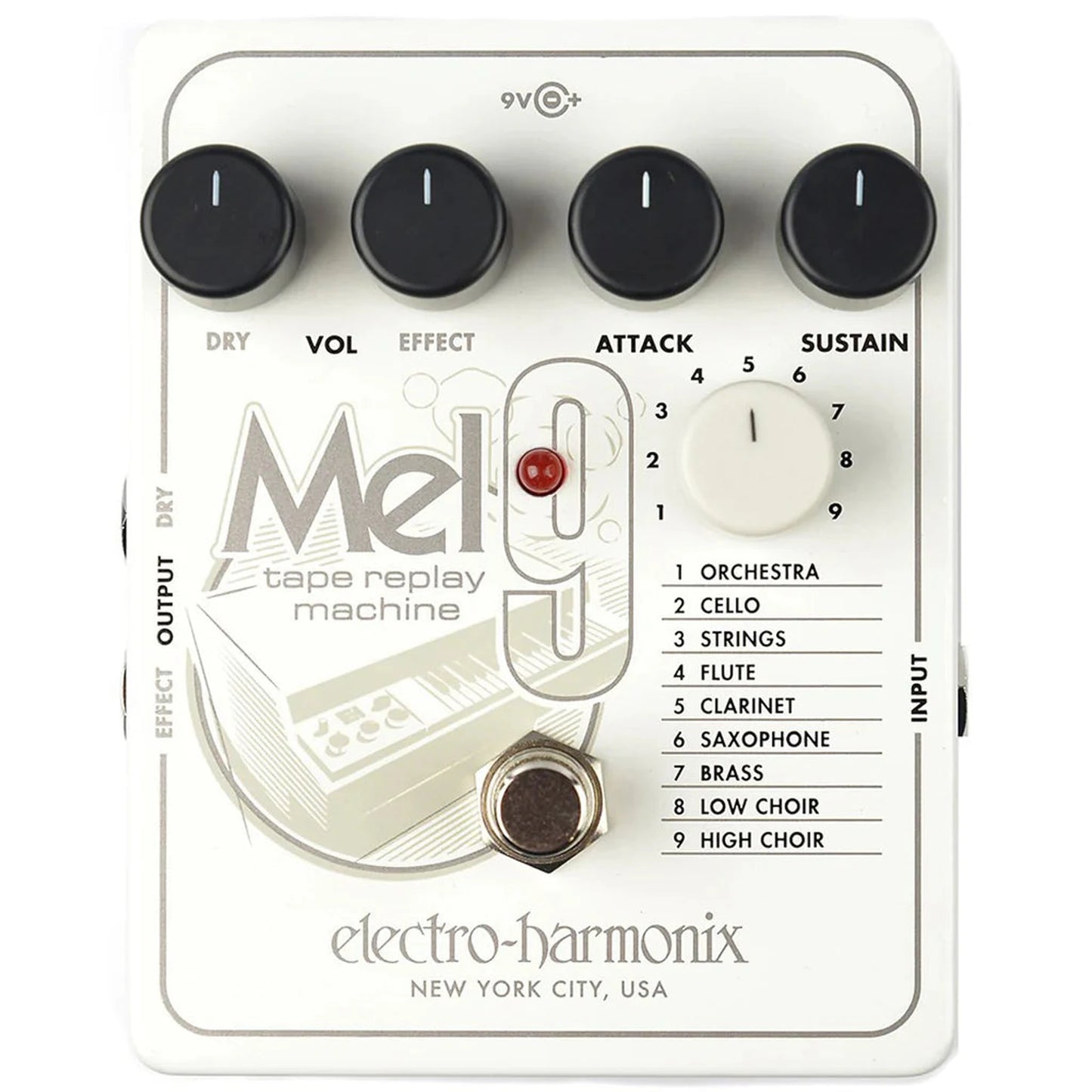 Electro Harmonix MEL9 Tape Replay Machine Effects Pedal from Joondalup Music Centre