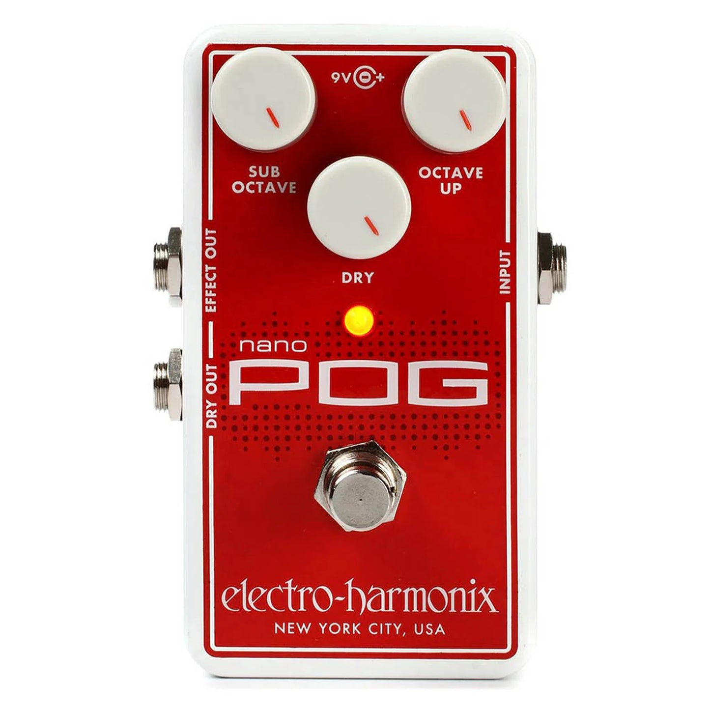 Electro Harmonix Nano Pog Polyphonic Octave Guitar Effects Pedal from Joondalup Music Centre