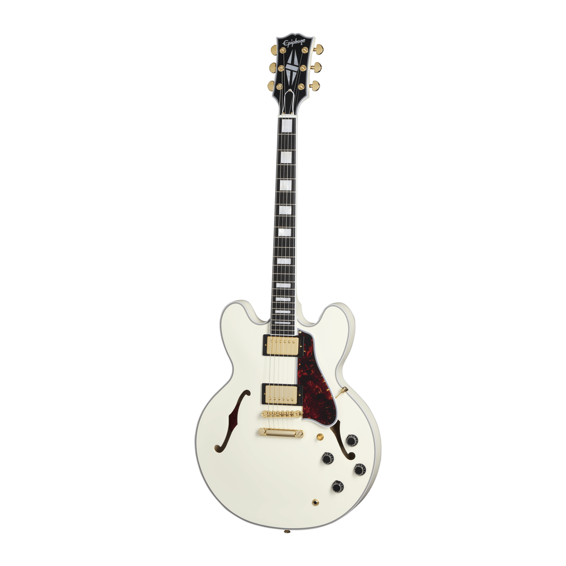 Epiphone 1959 ES-355 (Inc Hard Case) Classic White – Joondalup Epiphone 1959 ES-355 (Inc Hard Case) Classic White – Joondalup