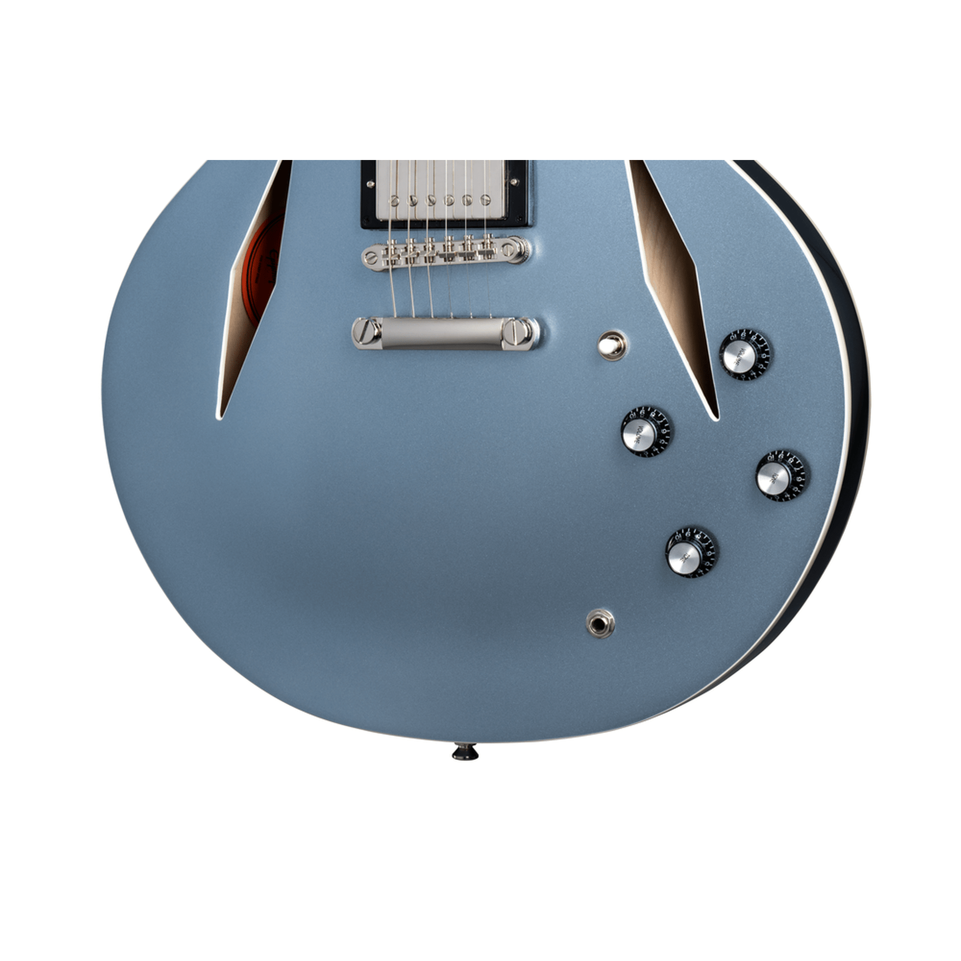 Epiphone Dave Grohl DG335 Electric Guitar - Pelham Blue - Joondalup Music Centre 4