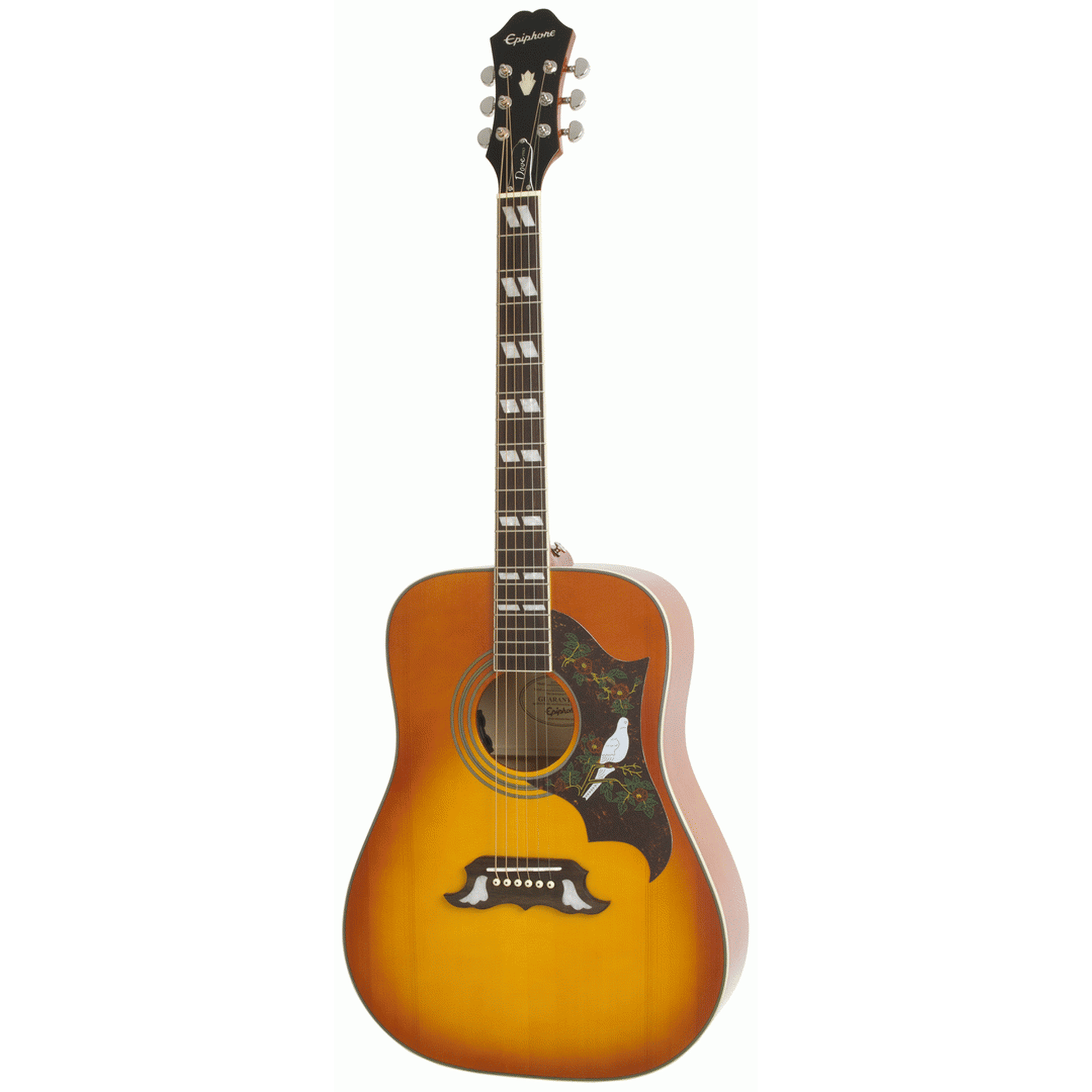 Epiphone Dove Studio Acoustic Guitar - Violin Burst Cutaway Acoustic from Joondalup Music Centre