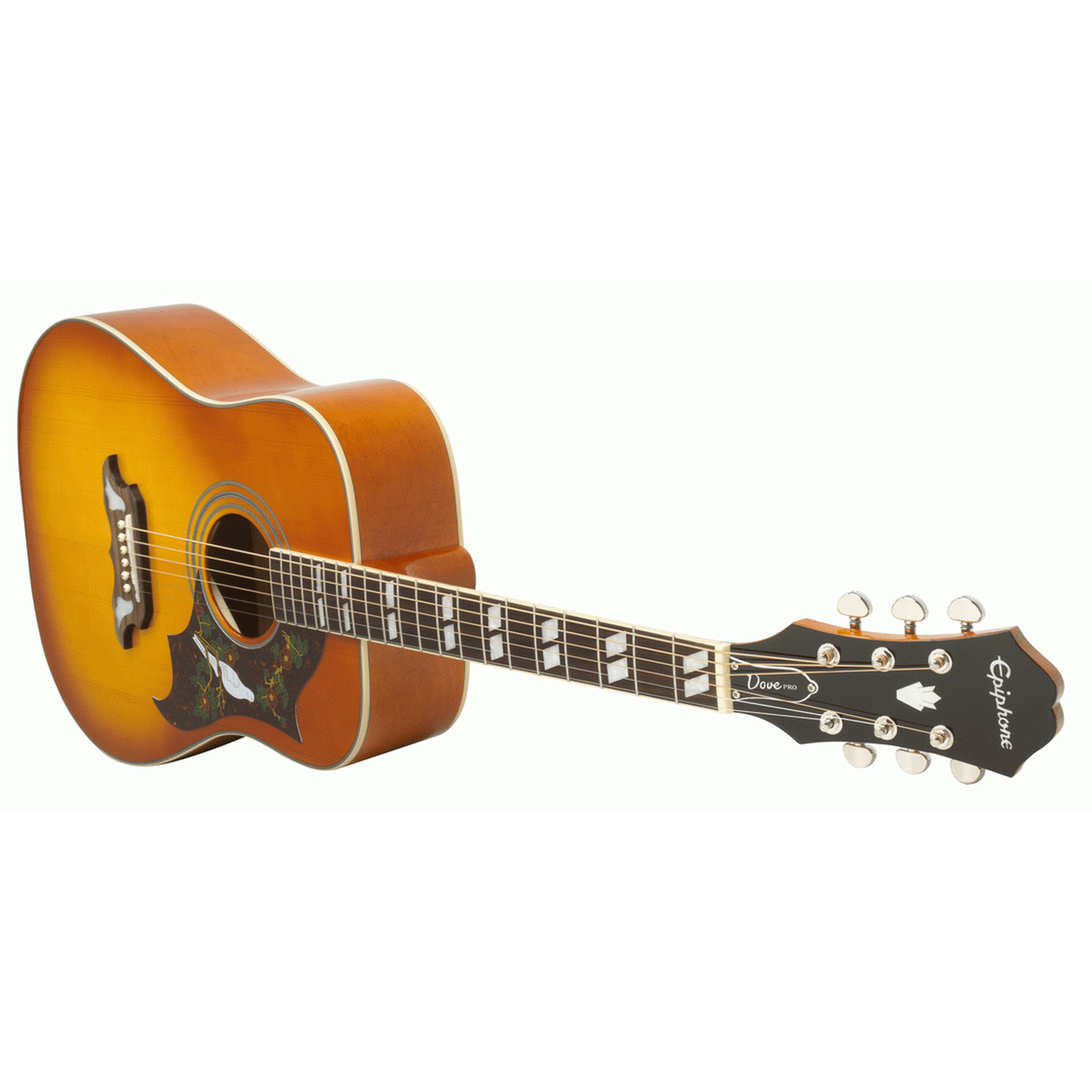 Epiphone Dove Studio Acoustic Guitar - Violin Burst Cutaway Acoustic from Joondalup Music Centre 2