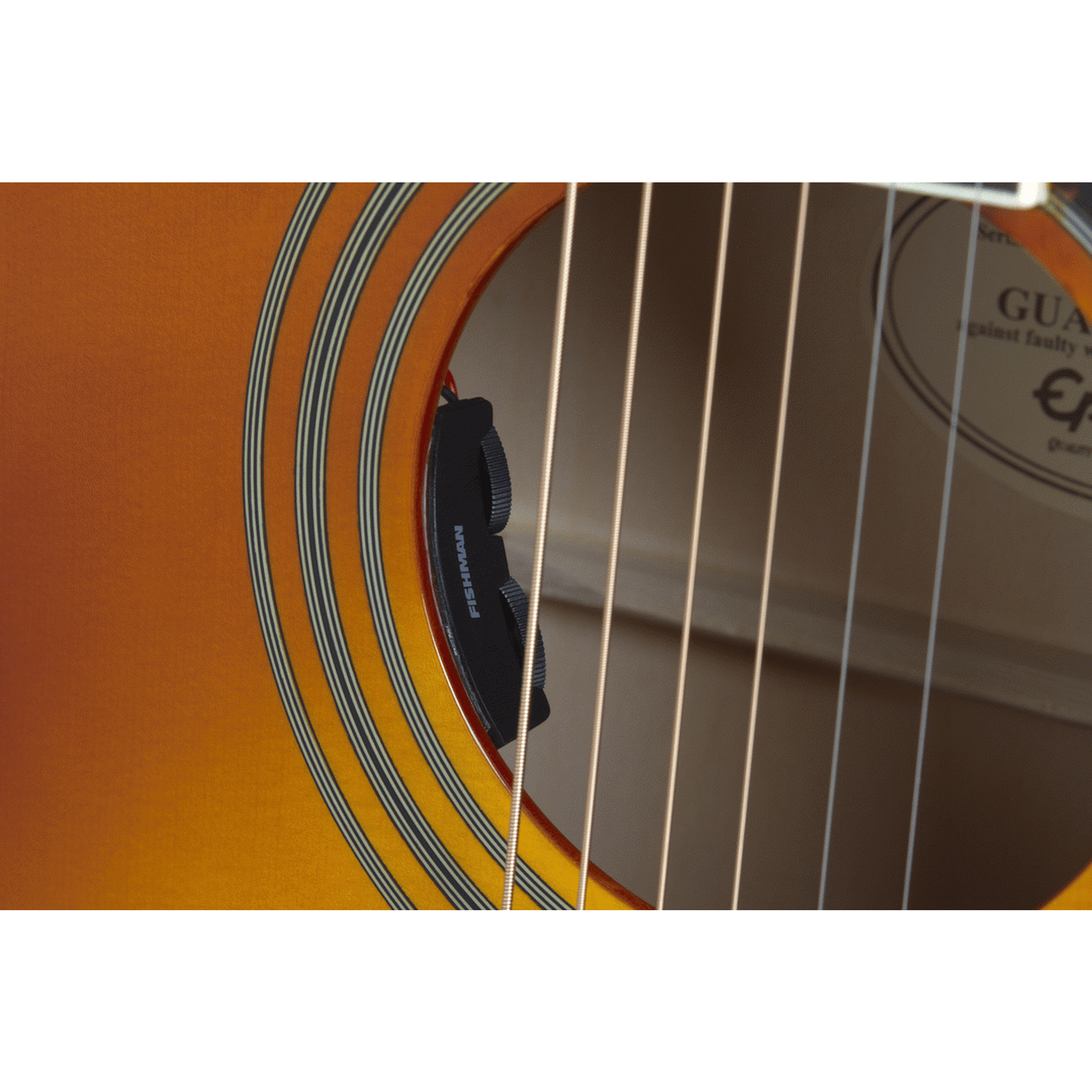 Epiphone Dove Studio Acoustic Guitar - Violin Burst Cutaway Acoustic from Joondalup Music Centre 4